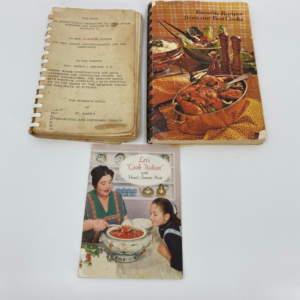 Lot of Vintage Cookbooks, Booklets, Recipes Cooking Tips Country Italian Seafood - Picture 4 of 9